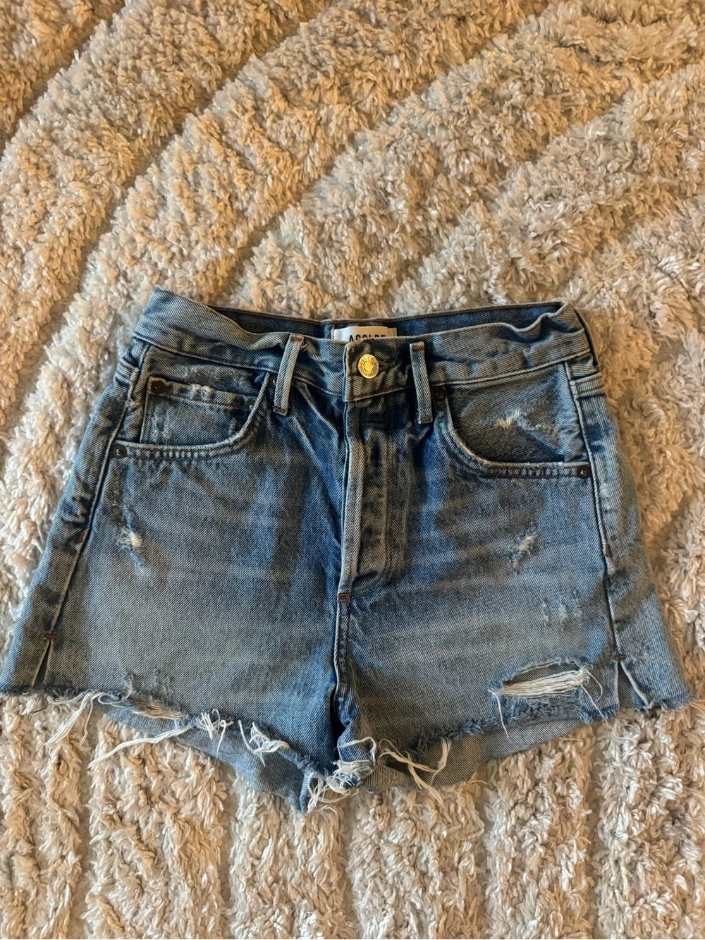 AGOLDE Parker Denim Shorts